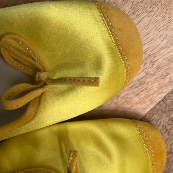 NEW Cap-Toe Silk Ballet Flats  size 37 - Picture 5 of 6